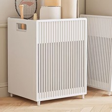 엠컴퍼니 접이식 헬스용품 정리대 요가매트 운동기구 정리함 수납장 심플 화이트 [F290-W15p], 33*26*44, 1개