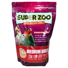 슈퍼주 중형새 사료, 700g, 1개