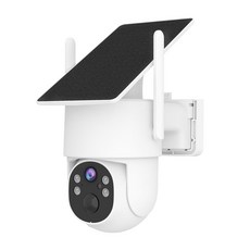 2K 4MP 현관 무선 CCTV 실외용 PTZ 배터리 카메라 태양광 충전 패널, 1개, 4MP CCTV 실외용 1개, 4MP CCTV 실외용