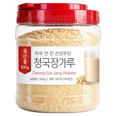 국산 청국장가루 100% 냄새없이 고소한 특허공법, 1개, 500g