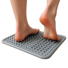 세븐락 발 지압판 지압 매트, 1개, 그레이