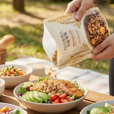 [곡물원] 불리고 조리없이 바로먹는 곡물톡톡 70g 10개 파로 파바빈 잡곡밥 저속노화 혈당스파이크 [원산지:상세설명에 표시]