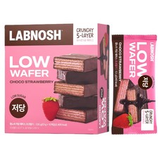 랩노쉬 저당 웨하스 초코딸기, 53g, 10개