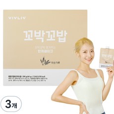 비브리브 꼬박꼬밥 한 끼 쉐이크 미숫가루, 7회분, 3개