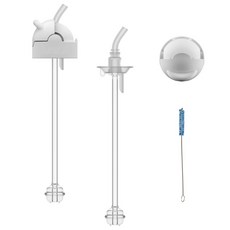 닥터브라운 젖병 실리콘 추달린 시피 빨대 교체킷 (2P), 와이드형, 1개, 250ml