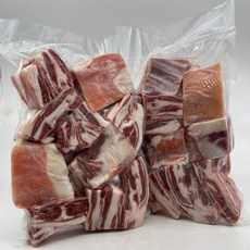 Australian Halal Certified Premium Lamb Flap Bonne In (cut in cubes) 호주 할랄 인증 프리미엄 양고기 플랩 큐브, 1개, 1kg