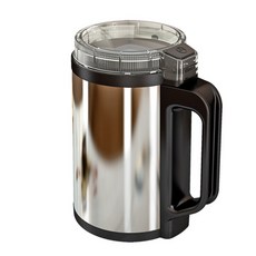 Mochae 곡물 분쇄기 가정용 제분기 다용도 스텐 전동 믹서기 커피 견과류 다지기 500g, 블랙