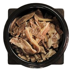 미트타임 국내산 삶은 돼지내장 슬라이스(오소리감투 소창 염통) 국밥고기 200g 2kg, 1개