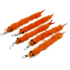 펫모닝 고양이 리얼 새우튀김 리필 5개, 레드