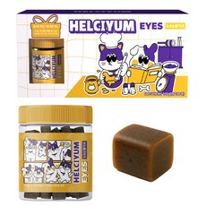 헬시얌 아이즈 강아지 간식 눈 영양제 눈물자국 개선 눈건강 기능성 영양 간식, 1개, 120g, 눈물개선/눈건강