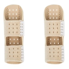 천끝 손가락 보호대 블랙 스킨 알루미늄 고정 지지대 핑거 깁스, 1개