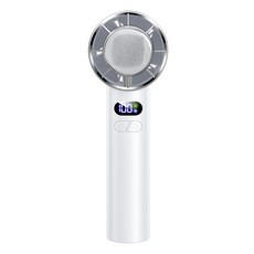 YEXXI 급속냉각 휴대용 선풍기 미니 핸디 무선 손풍기 접이식 각도조절 손선풍기, 화이트, F8