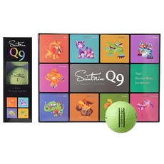세인트나인 칼라골프공 Q9 3피스 12구, 1개, 12개입, 칼라