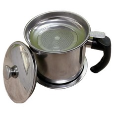 본마켓 식용유 거름망 정제 오일 포트 냄비, 1개