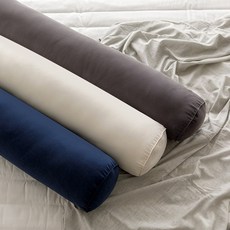 플랫화이트 피치 나노화이바 바디필로우 롱쿠션 커버(솜 별도), 네이비