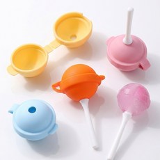 아이스크림 몰드 롤리팝 아이스바 만들기 틀 얼음틀 냉동 트레이, 8개, 혼합