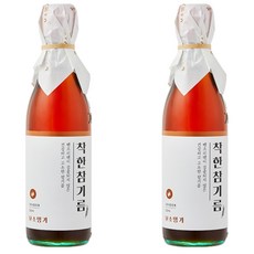 꼬소명가 전통 압착방식 통참깨 착한 참기름, 2개, 350ml