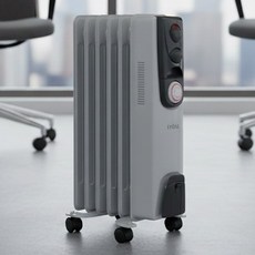 라디에이터 5핀 화장실난방 욕실히터 24시간타이머 슬림디자인, 5핀 라디에이터