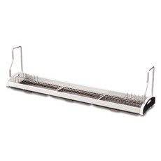 뉴해피 부착식 식기건조대 1000/1200/1400 연마제 없는 스텐 304 그릇건조대, 1개, 총 높이 27cm, 1200단