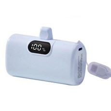 오지렌 10000mAh 대용량 도킹형 고속충전 보조배터리, 블루, 1, GM10
