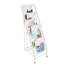 알파라이프 (유엔유몰) 철제6단책꽂이 철제꽂이 책꽂이 잡지신문꽂이, (선택1) 철제6단책꽂이, 6단