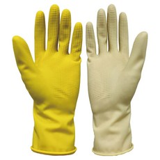 아이템셀 미니 짧은 고무장갑 24켤레, 아이보리, 중(M), 24개