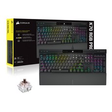 커세어 K70 RGB PRO 게이밍 기계식 유선 일반형 키보드, Black, CORSAIR K70 RGB PRO, 갈축