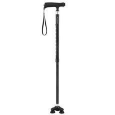 GPTcamp T4M 2단 접이식 초경량 LED 3발 노인 지팡이 어르신 원스텝 폴딩, 1개, GPT-T4M (led)