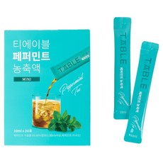티에이블 페퍼민트티 농축액 mini 1세트 50개입, 10g, 1개