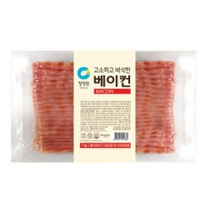 청정원 고소하고 바삭한 베이컨 1kg2개, 단품, 1kg, 2개