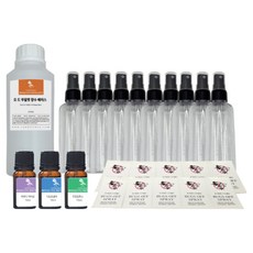 [캔들이케아]천연 모기퇴치제 모기 기피제 만들기 DIY 유칼립투스 라벤더 시트로넬라 기피 스프레이, 10개, 50ml