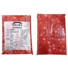 [가당딸기] 국산 냉동 가당딸기 2kg 아이스베리, 1개