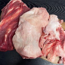 [소잡는구선생]국내산 당일작업 소 스지(냉동) (고기스지+근막스지 혼합), 2개, 1kg