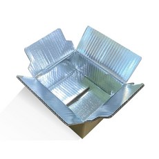 [세화박스] 종이 보냉 택배박스, 10개, 브라운