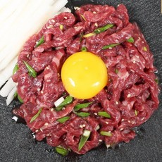 농협안심한우 1등급 육회 200g + 소스 증정, 1개