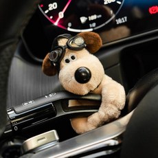 그로밋 차량용 와이퍼인형 깜빡이인형 차꾸템, 4개, 고글