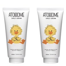 아토바이옴 유아/어린이 데일리 보습 크림 아기 크림, 200ml, 2개