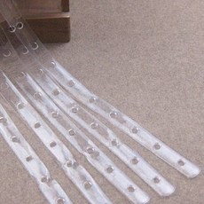 쇼핑쟁이 옷걸이 연결고리 의류매장 디스플레이 옷장정리, 10개, 투명