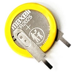 맥셀 MAXELL CR2025-T17 1:1핀 DIP 타입 1F4 벌크 1개입 3V 220mAh, 1개