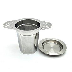 고원 양날개 티스트레이너 75mm 차거름망 티인퓨저 티망 (받침포함), 단품, 1개