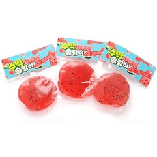 세진 샤베트 얼음 말랑이 슬랑이 크런치 서걱서걱 샤르르, 1개, 수박 샤베트 슬랑이 1개, 수박 샤베트 슬랑이