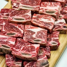 깨끗이 손질된 호주산 소갈비찜용, 1개, 1kg