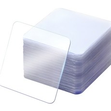 초강력 양면테이프 나인밸리 다용도 실리콘 방수형, 투명, 6 *6 cm, 20개