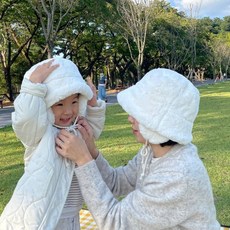 월드모자 포근 귀달이 벙거지 유아겨울모자 아동겨울모자 귀달이모자 맘커플모자