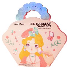 쏠앤샘 프린세스 메이크업 색칠놀이 스티커북 세트, 1개
