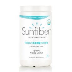 구아검가수분해물 미국 썬화이버 식이섬유 구아콩 쾌변 210g, 1개