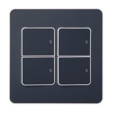 CHEIL ELECTRIC 深海軍藍色4開單切開關, 1個