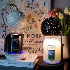 다빛이 캔들워머세트 양키 하리보캔들 터치타이머 LED무드등 높이조절 전구2개 자체제작상품, 화이트, (하리보)멜론믹스