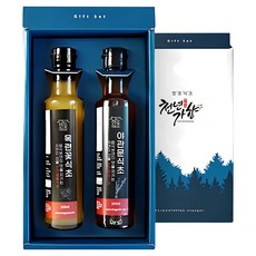 [남도식초] 하화숙명인 천연발효식초 선물세트, 목련꽃+야관문, 2개, 250ml