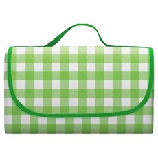 버라인 한강 캠핑 야외 접이식 대형 방수 돗자리 피크닉매트, 화이트+그린